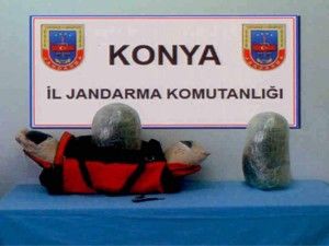 Esrarı gres yağı ile kamufle işe yaramadı