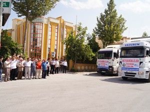 Yardım TIR'ı Yemene gitti