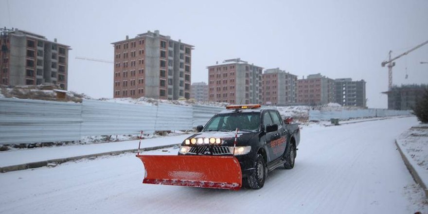 Beyşehir’de karla mücadele ekipleri teyakkuzda