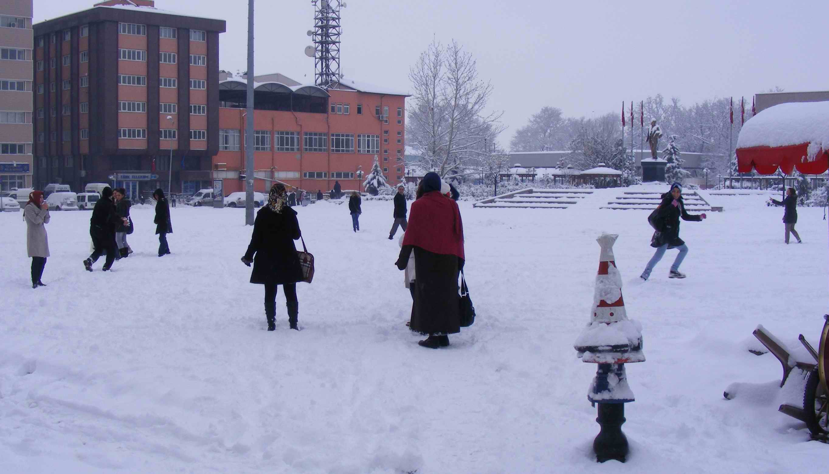 KONYA'DA OKULLARA KAR TATİLİ