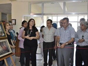 Seydişehir'de 3 boyutlu resim sergisi açıldı
