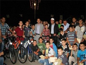 Beyşehir'de camide namaza ödül