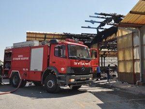 Karkent Pazarı yandı