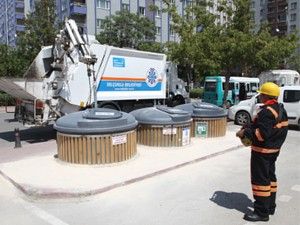 Atıklar yeraltında toplanıyor