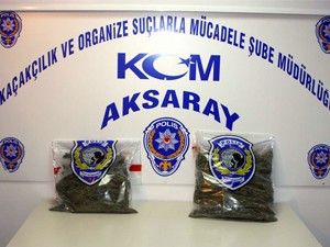 Aksaray'da esrar operasyonu