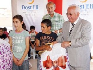 Çocuklara bayram önceden yaşatıldı