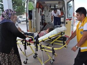 Motosikletin çarptığı çocuk yaralandı