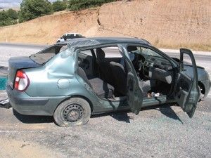 Konya'da otomobil devrildi: 1 ölü