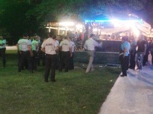 Kültürparkta garson müşteri kavgası