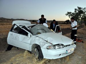 Konya'da trafik kazası: 2 yaralı
