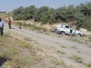 Hastane dönüşü kazada öldü