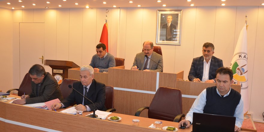 Karapınar Belediye Meclisi toplantısı