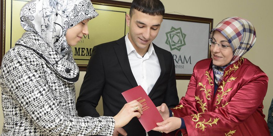 Meram’da 2016 yılında 2 bin 658 nikah kıyıldı