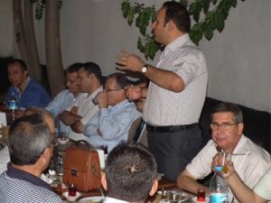 Akşehir Kaymakamı Katırcı'ya veda yemeği