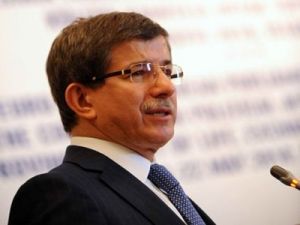 Davutoğlu Resepsiyon'da konuştu