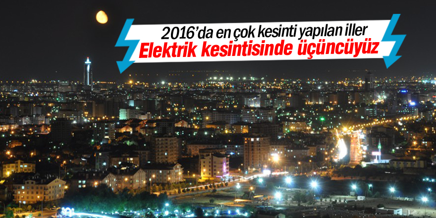 İşte 2016’da en çok planlı kesinti yapılan iller