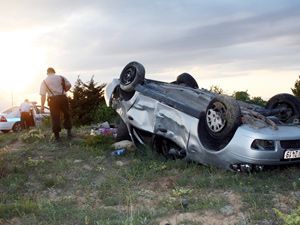 Karaman'da trafik kazası: 1 ölü, 4 yaralı