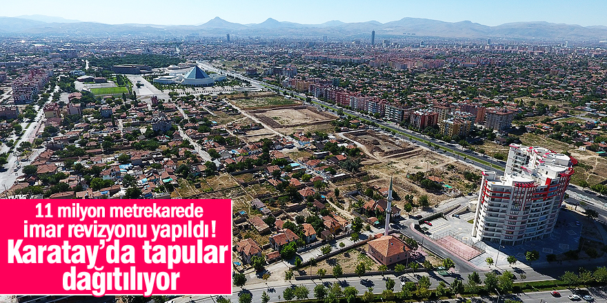 Tapular dağıtılıyor