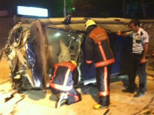 Yangın tüpü hayat kurtardı