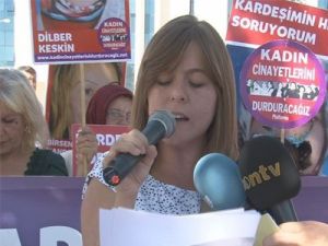 Kadına şiddet protesto edildi
