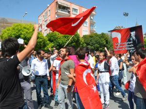 Karaman'da teröre lanet mitingi