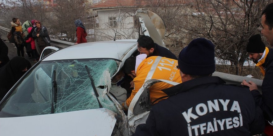 Konya'da trafik kazası: 7 yaralı