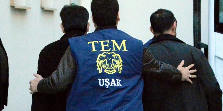 Uşak’ta FETÖ’den 25 polis tutuklandı