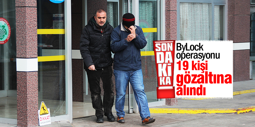 Konya'da FETÖ/PDY operasyonu