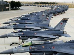Sınır ötesi için dev F-16 filosu Diyarbakır'da