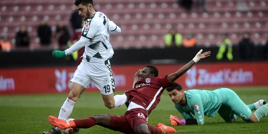 Trabzonspor Atiker Konyaspor'u 1-0 mağlup etti