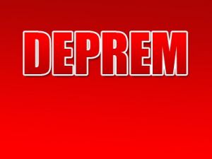 Adana'da deprem