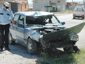 Karatay’da kaza 5 kişi yaralandı