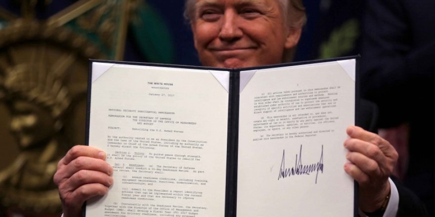 Trump'tan Bir haftada 15 imza