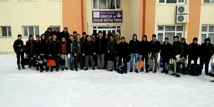 Beyşehir'de kış dönemi kamplarına yoğun ilgi