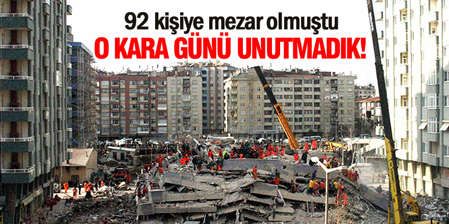 "Zümrüt Apartmanı Faciası" 13. yılında