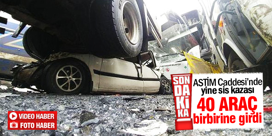 Konya'da zincirleme trafik kazası