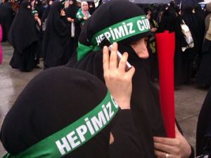 Çağlayan'da 'Hepimiz Cübbeli Ahmet'iz sesleri!