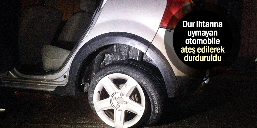 Konya'da polis-şüpheli kovalamacası