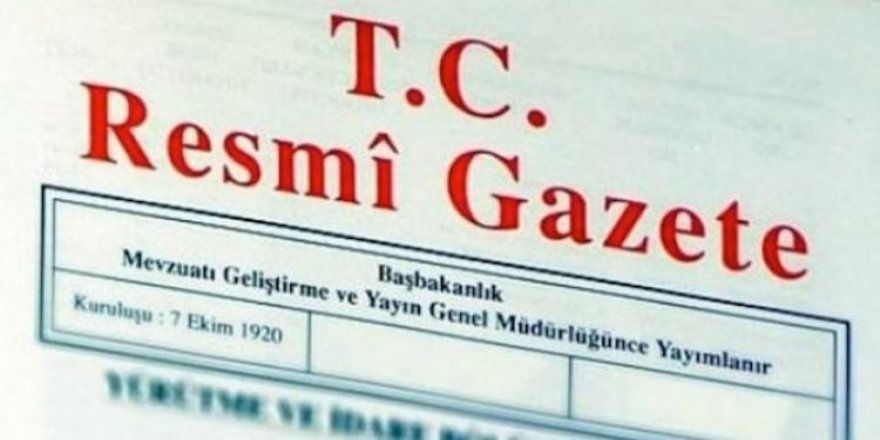 687 Sayılı KHK Resmi Gazetede yayımlandı