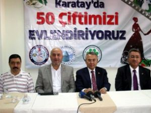 50 çift evlenecek