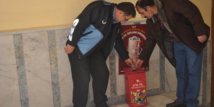 Cihanbeyli Belediyesi’nden atık pil toplama kampanyasına destek