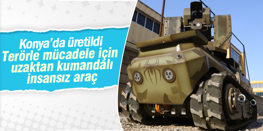 Mini tank "ANKEBOT" kışla yolu gözlüyor