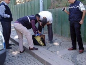 Akşehir'de şüpheli çanta paniği