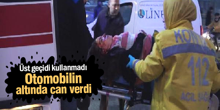 Otomobilin çarptığı yaya öldü