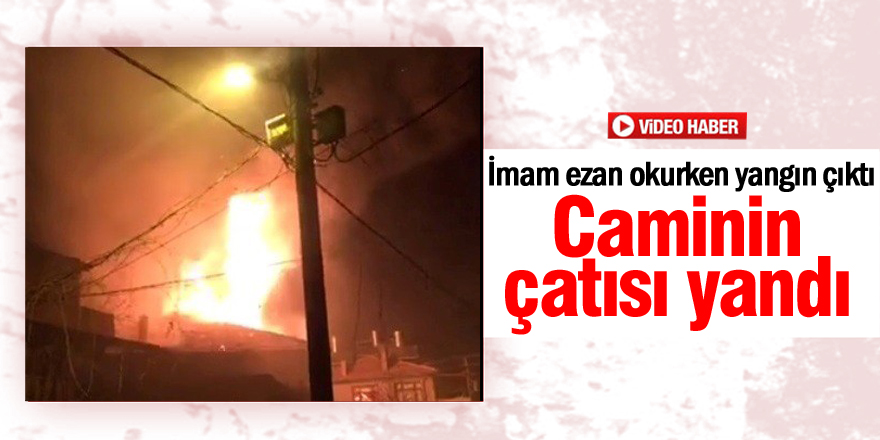 Konya’da cami yangını