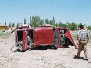 Aksaray'da trafik kazası: 2 yaralı