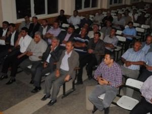 Çumra Sulama Birliği Aday Tanıtım Toplantısı yapıldı