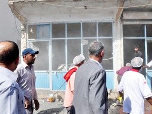 Top mermisi Akçakale'ye düştü