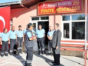 Başkan Oğul, Akşehir itfaiyesi orman yangınlarında başarı sağladı