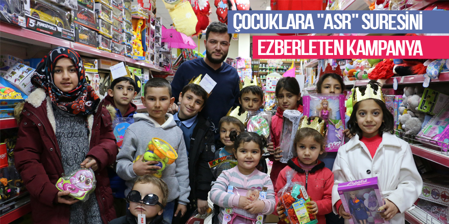 Çocuklara "Asr" suresini ezberleten kampanya